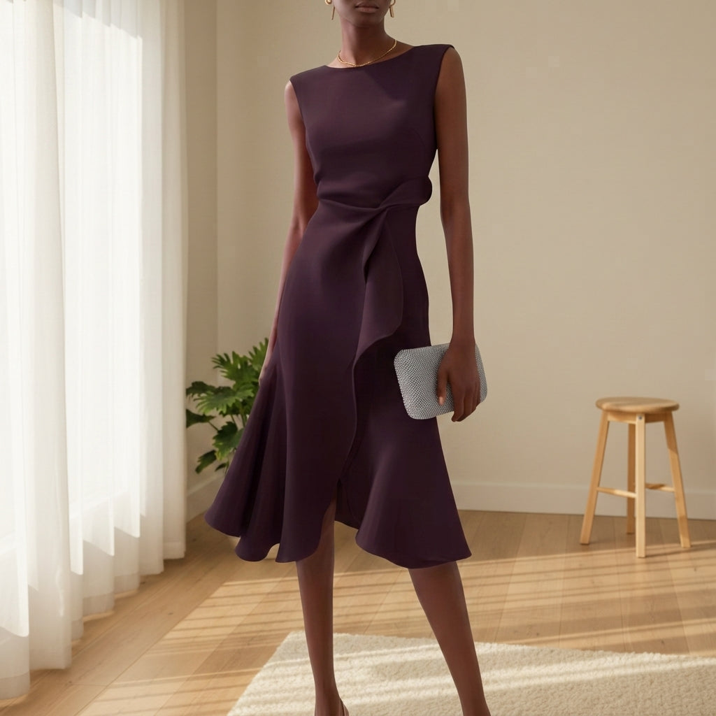 Vivienne Rosencourt | Positano Midi Dress For Women