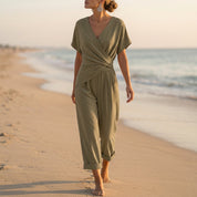 Céleste Dujardin | Wrap Two-Piece Set For Women