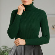 Elaine Rossmore | Ribbed Turtleneck Sweater For Women