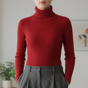 Elaine Rossmore | Ribbed Turtleneck Sweater For Women