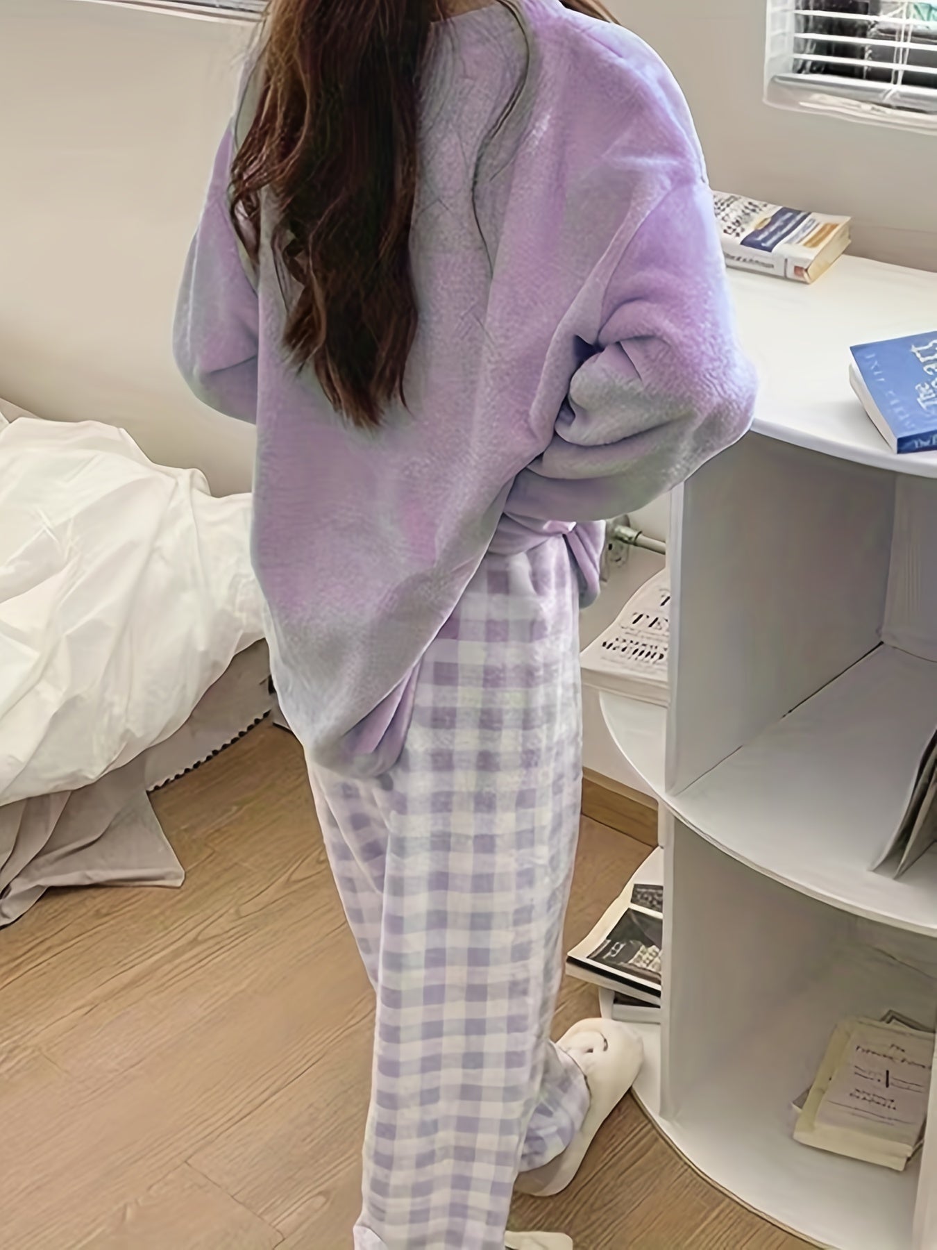 Simone Beaulieu | Plush Fleece Two-Piece Lounge Set For Women