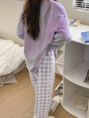 Simone Beaulieu | Plush Fleece Two-Piece Lounge Set For Women