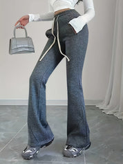 Mireille Auclair | High-Waist Flared Lounge Pants For Women