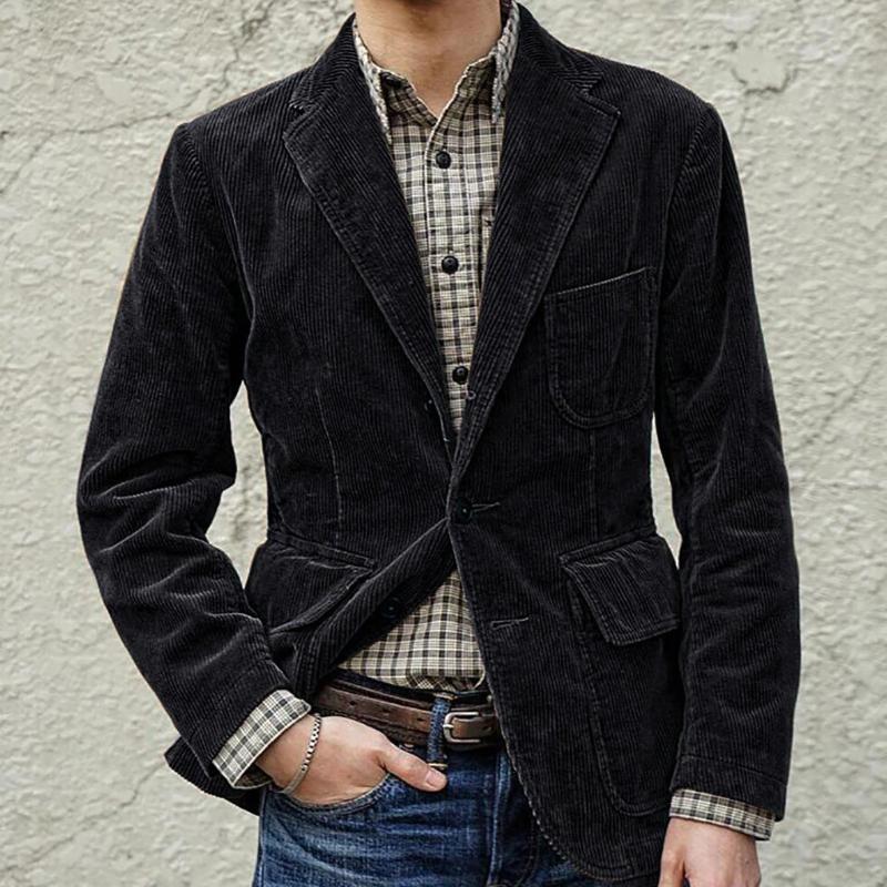 Jace Rushcroft | Corduroy Patch Pocket Blazer For Men
