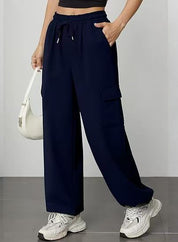 Odile Carrington | Cargo Wide-Leg Jogger Pants For Women