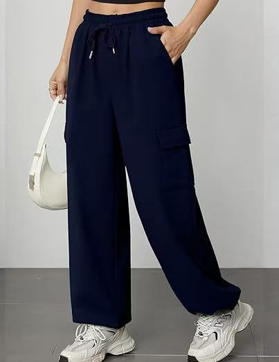 Odile Carrington | Cargo Wide-Leg Jogger Pants For Women