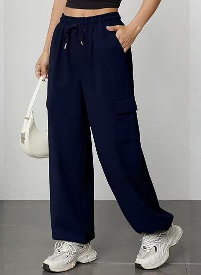 Odile Carrington | Cargo Wide-Leg Jogger Pants For Women