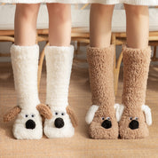 Amelie Dufresne | Cute Dog Slipper Socks For Women