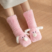 Amelie Dufresne | Cute Dog Slipper Socks For Women