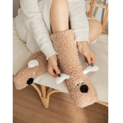 Amelie Dufresne | Cute Dog Slipper Socks For Women