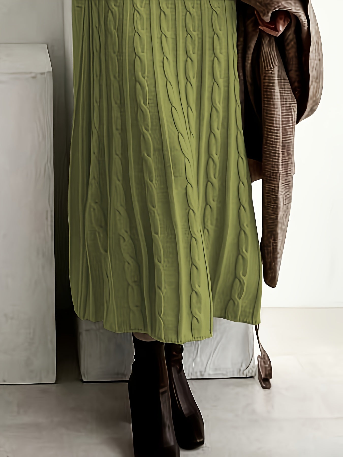 Lucinda Woodcroft | Cable-Knit Maxi Dress For Women