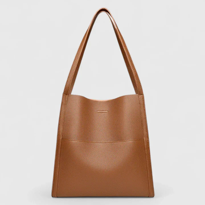 Adrienne Voss | Structured Black Faux Leather Handbag