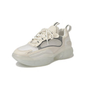 Valentina Rousseau | Metallic Chunky Sneakers For Women