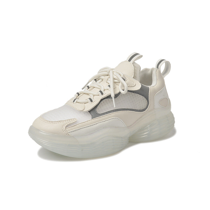 Valentina Rousseau | Metallic Chunky Sneakers For Women