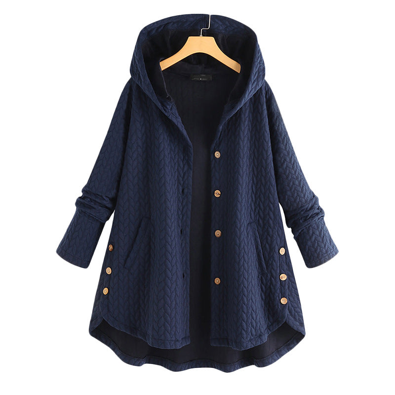 Eloise Bertrand | Quilted Hooded Long Parka For Women