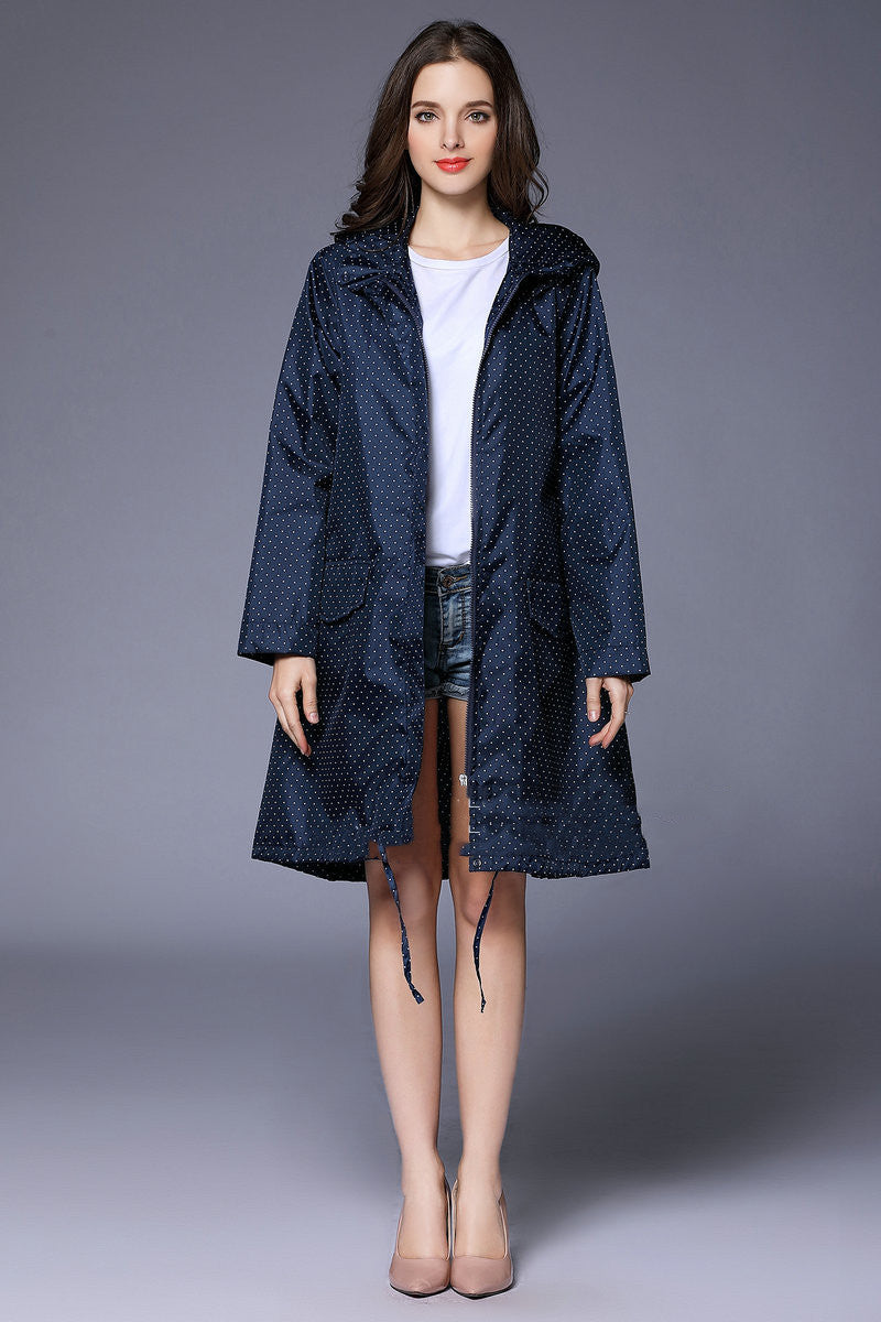 Camille Fonteneau | Hooded Windproof Raincoat For Women