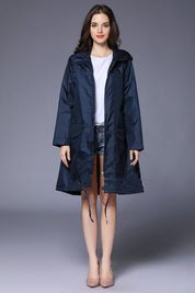 Camille Fonteneau | Hooded Windproof Raincoat For Women