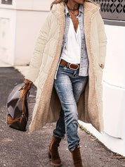 Maxime Beaufort | Reversible Sherpa-Lined Long Coat For Men