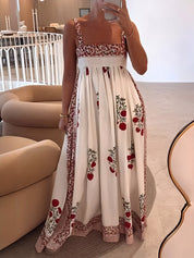 Annalise Beaupré | Floral Print Maxi Dress For Women