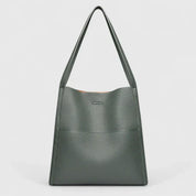 Adrienne Voss | Structured Black Faux Leather Handbag
