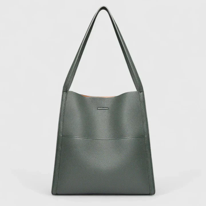 Adrienne Voss | Structured Black Faux Leather Handbag