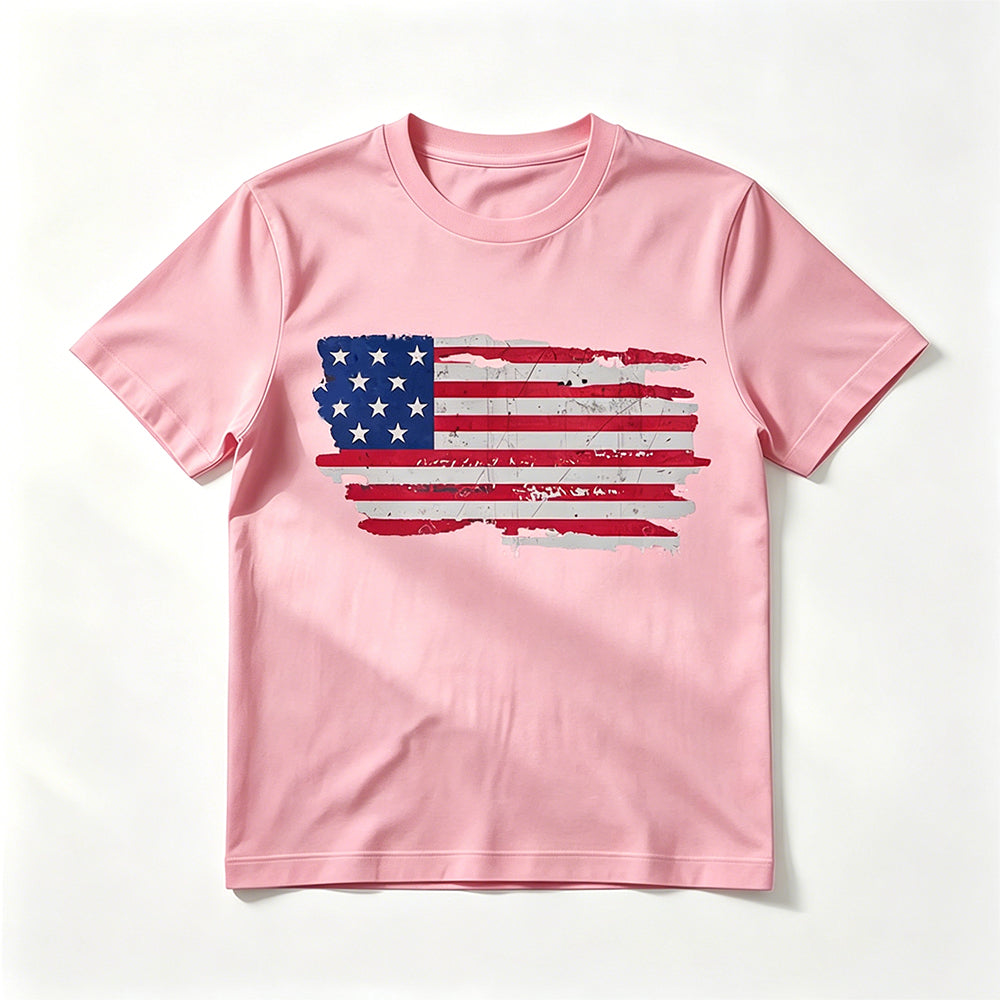 Derek Callahan | American Flag Graphic T-Shirt For Men