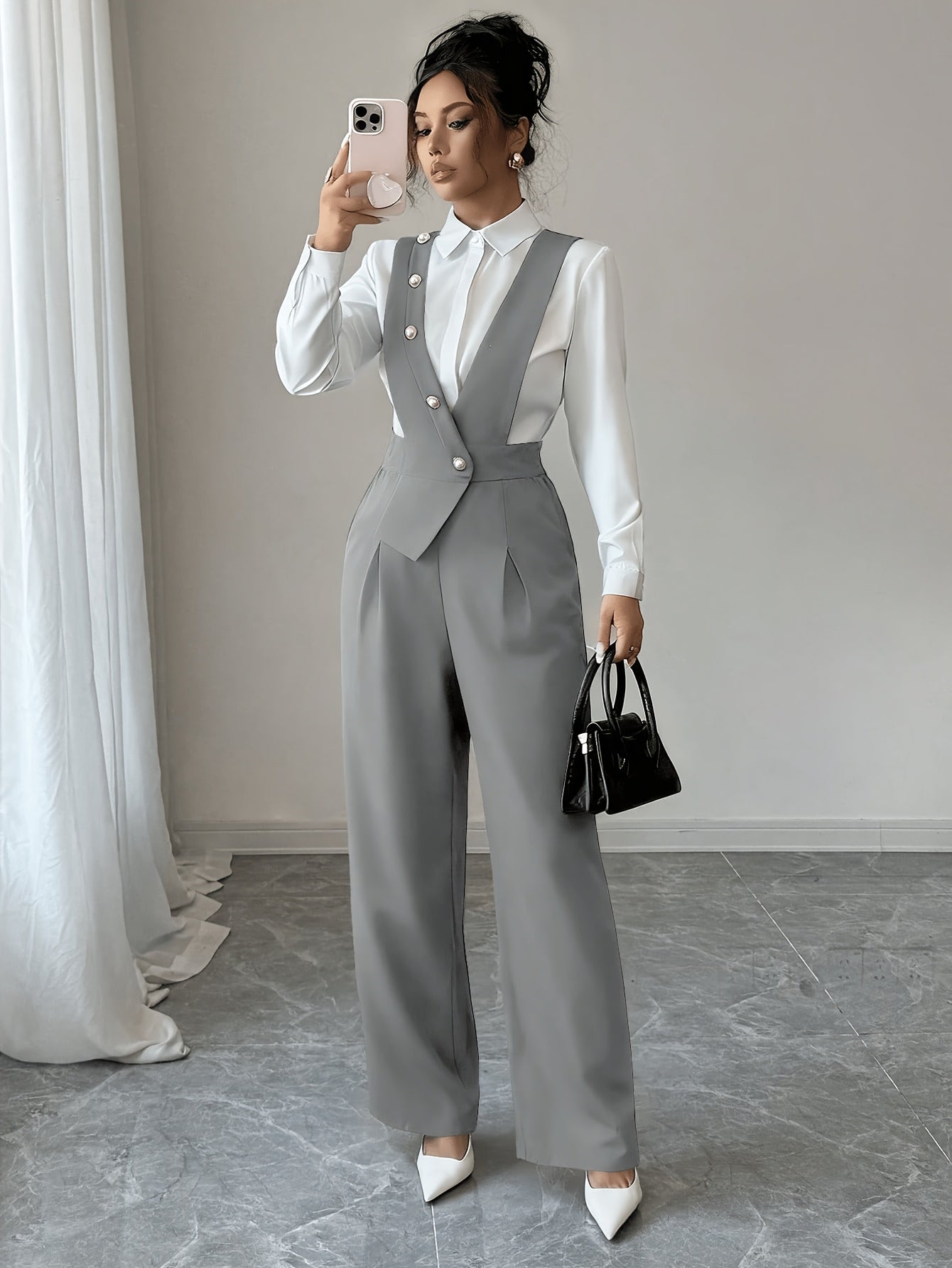 Liliane Vasquez | Tailored Wide-Leg Jumpsuit For Women