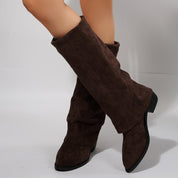 Bianca Ferrante | Knee-High Denim Cowboy Boot For Women