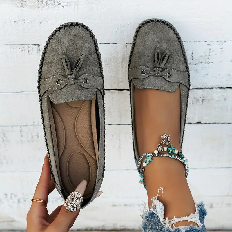 Brenna Caldwell | Tassel Loafer Flat For Women
