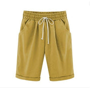 Diane Wentmore | Casual Loose-Fit Cotton Capri Shorts For Women