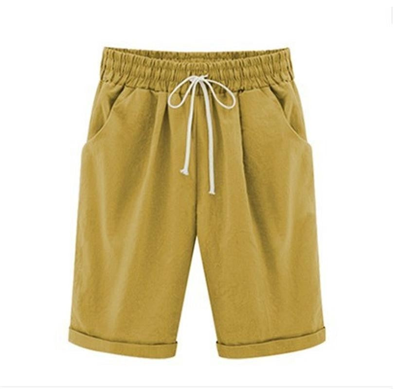 Diane Wentmore | Casual Loose-Fit Cotton Capri Shorts For Women