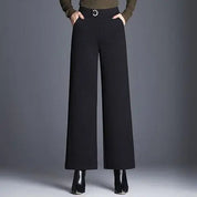 Noemi Castellucci | High-Waisted Plaid Trousers With Belt Buckle For Women