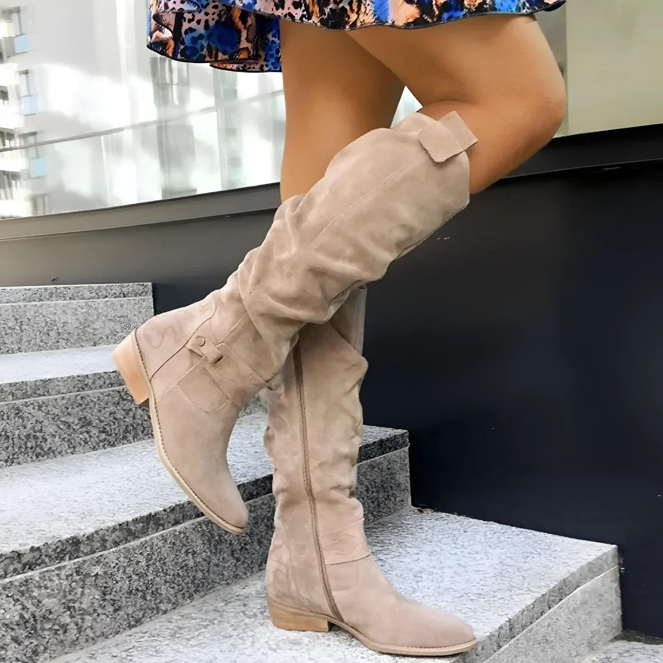 Isabeau Fontcrest | Knee-High Slouch Boot For Women