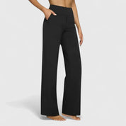 Emmeline Vosshardt | High-Waist Wide-Leg Pants in Beige