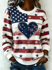 Adrienne Holloway | 250 Years of Freedom Patriotic Sweatshirt For Women