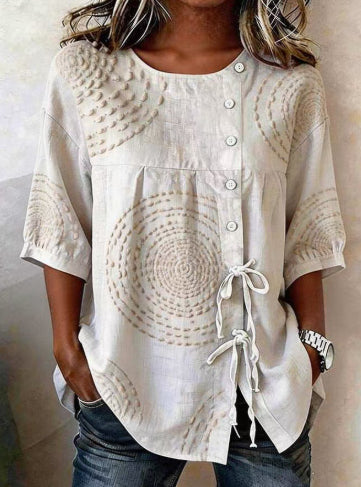 Charlotte Vasseur | Floral Embroidered Blouse For Women