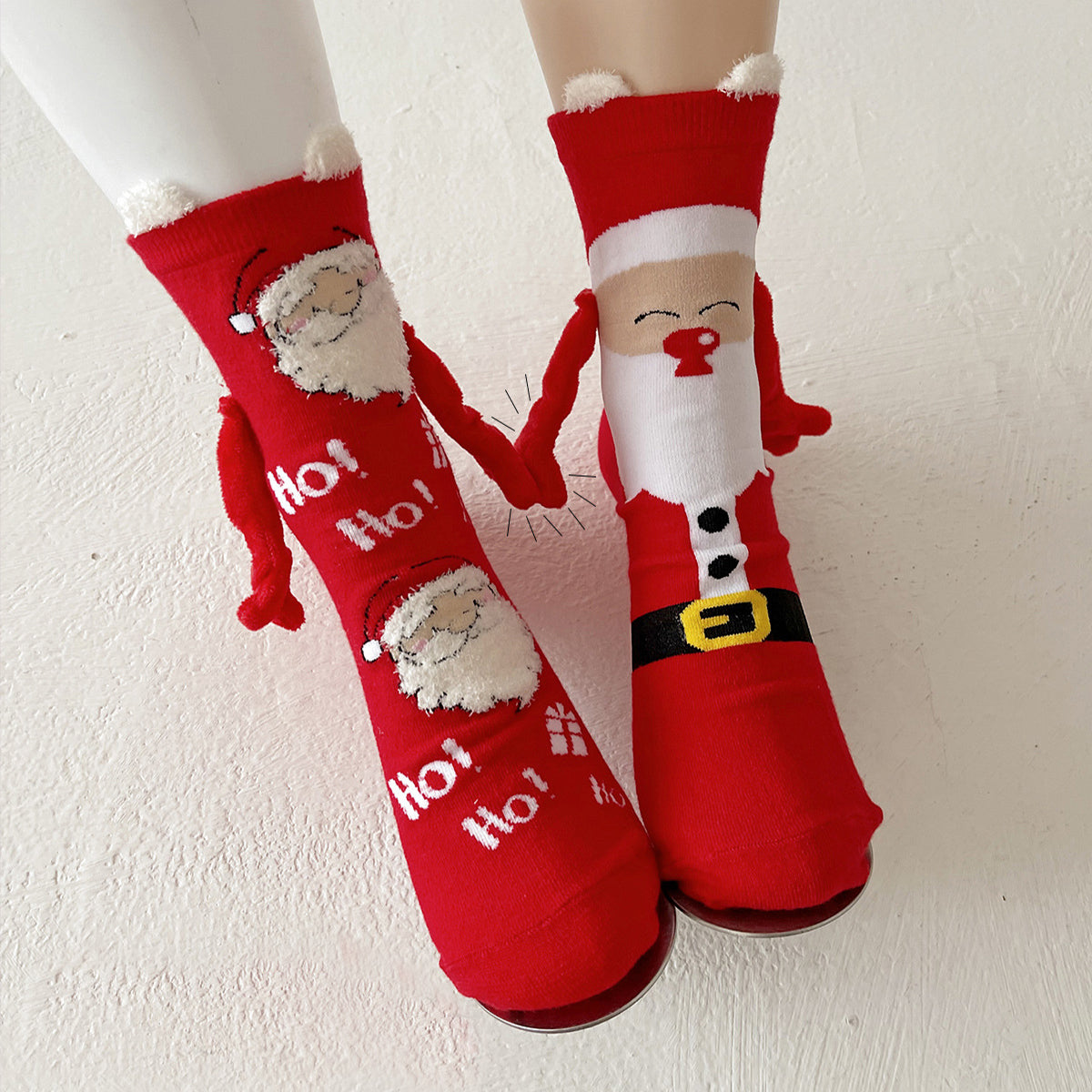 Margaux Rivière | Magnetic Hand-Holding Christmas Socks Unisex & Couples