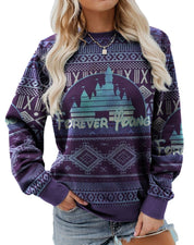 Amélie Rousset | Aztec Print Crew Neck Sweatshirt For Women