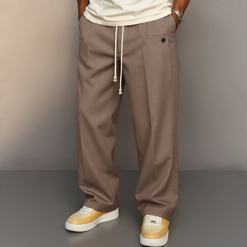 Reid Garshaw | Wide-Leg Drawstring Pants For Men