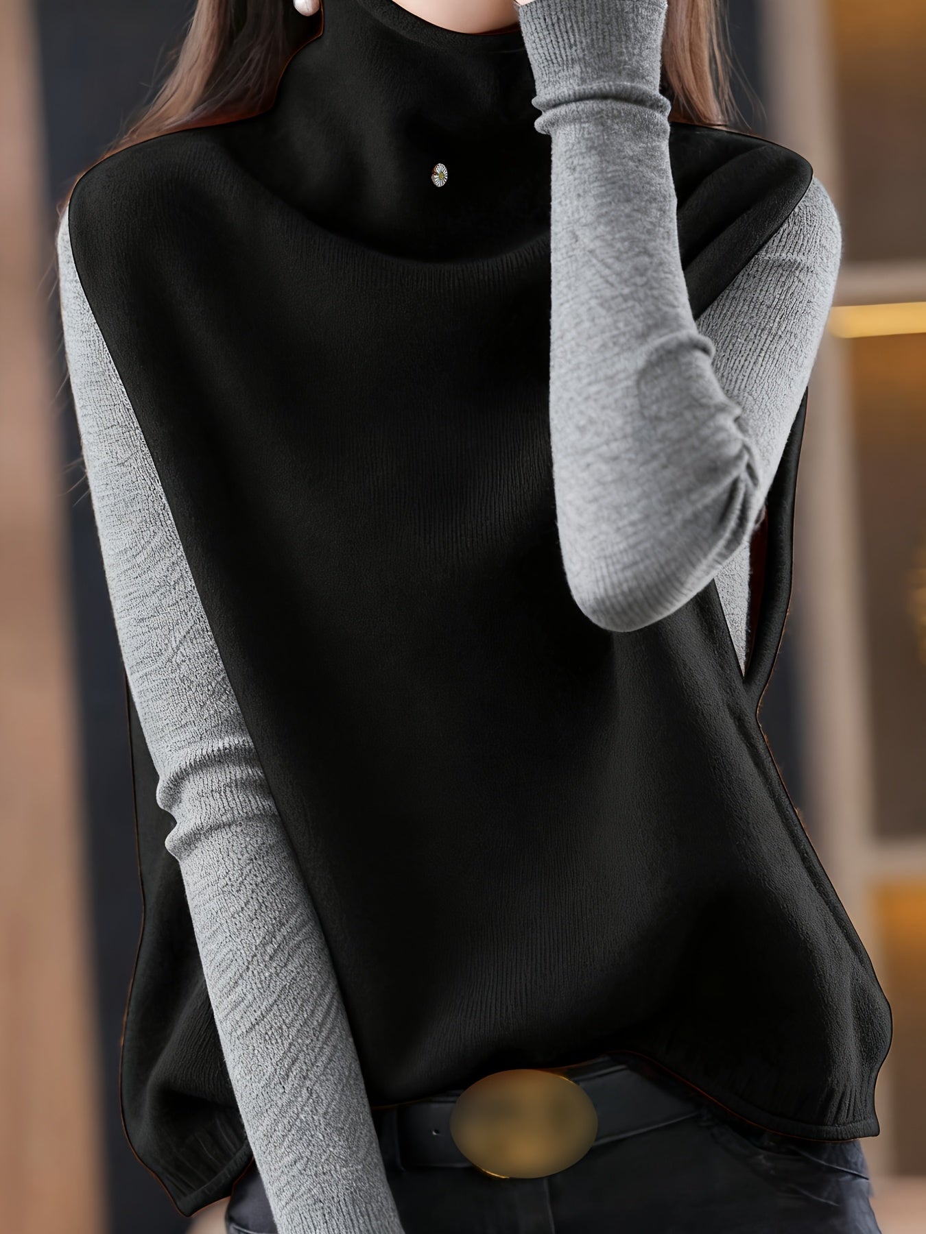 Pauline Ashcombe | Sleeveless High-Neck Vest For Women