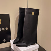 Serena Valmont | Knee-High Pointed Toe Boots For Women