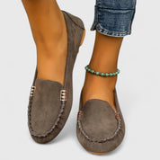 Sylvana Kensington | Teal Suede Orthopedic Loafer