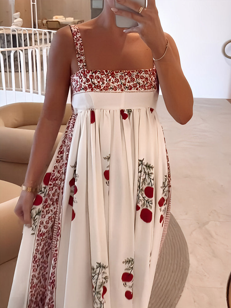 Annalise Beaupré | Floral Print Maxi Dress For Women