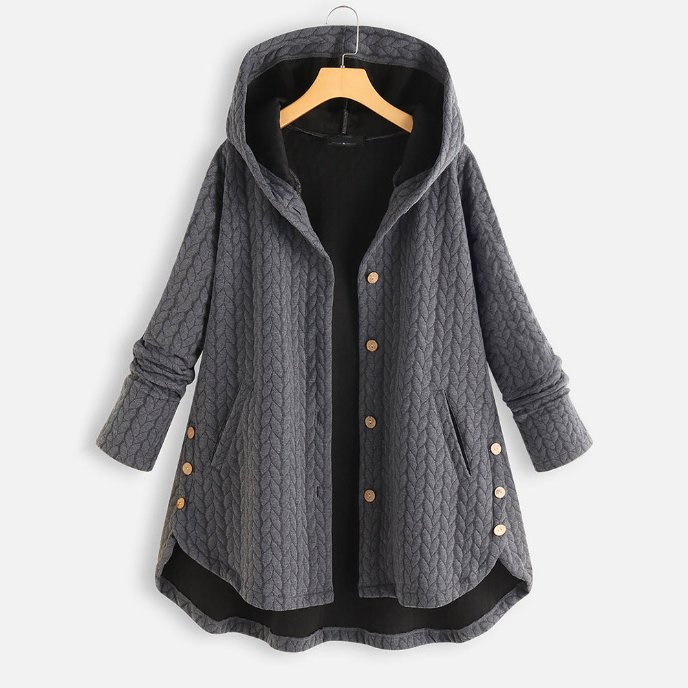 Eloise Bertrand | Quilted Hooded Long Parka For Women