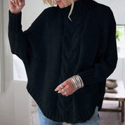 Marisol Duchesne | Cable Knit Turtleneck Sweater For Women