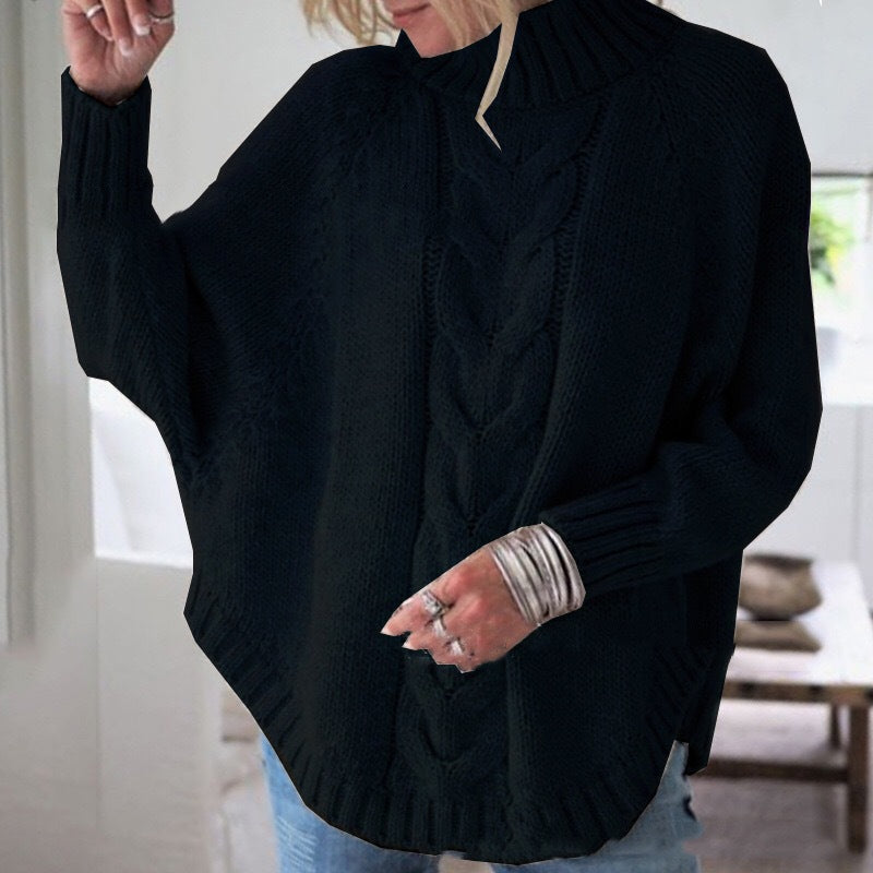 Marisol Duchesne | Cable Knit Turtleneck Sweater For Women
