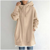 Solene Girard | Zip-Up Fleece Hoodie For Women