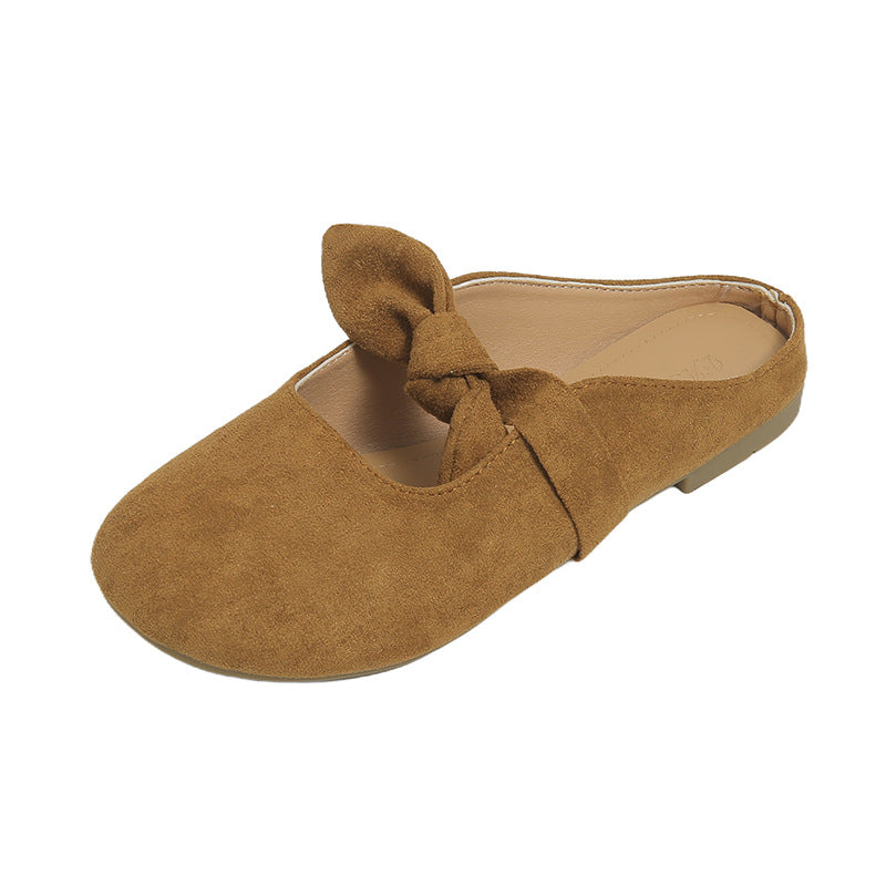 Camille Rousseau | Bow Mary Jane Mule Flats For Women