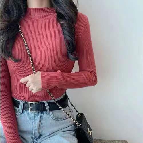 Charlotte Devereux | Ribbed Mock Neck Sweater For Women