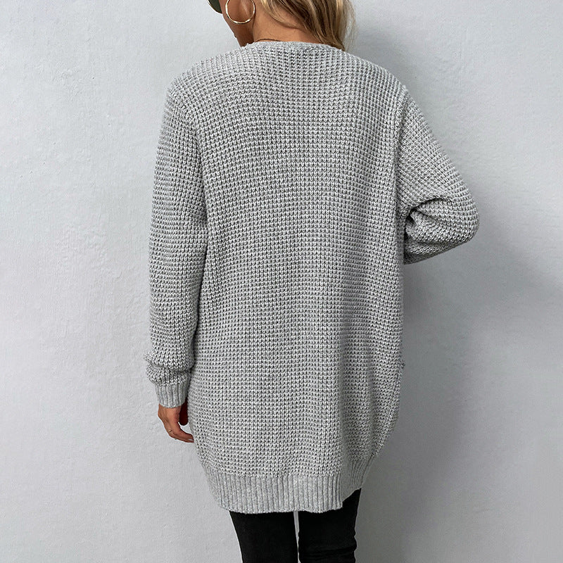 Emmeline Vandenberg | Oversized Knit Pocket Cardigan For Women